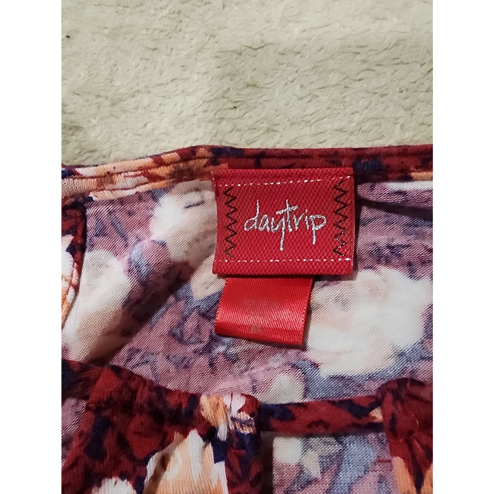 Buckle Black × Buckler Daytrip Red Floral Halter Tank Top Medium Size M / US 6-8 / IT 42-44 - 5 Thumbnail