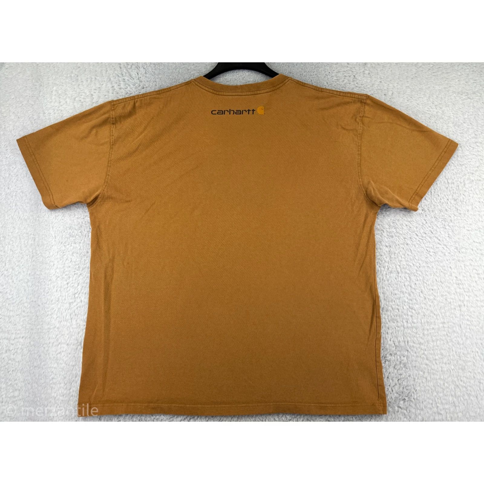 Carhartt Carhartt Mens T-Shirt 2XL Yellow Short Sleeve Crew Neck 100% Cotton Pocket K195 Size US XXL / EU 58 / 5 - 2 Thumbnail