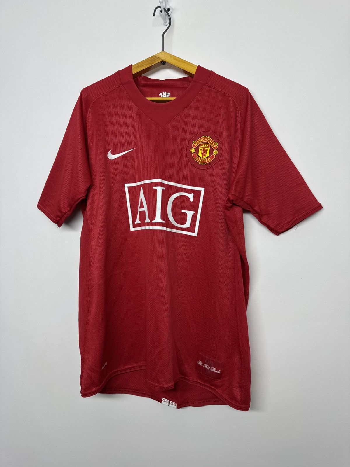 Nike Vintage Nike Manchester United 2007-09 Home Soccer Jersey Size US M / EU 48-50 / 2 - 5 Thumbnail