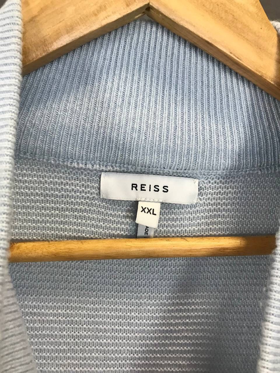 Reiss Reiss 1/3 zip designer wool sweater Size US XXL / EU 58 / 5 - 3 Thumbnail