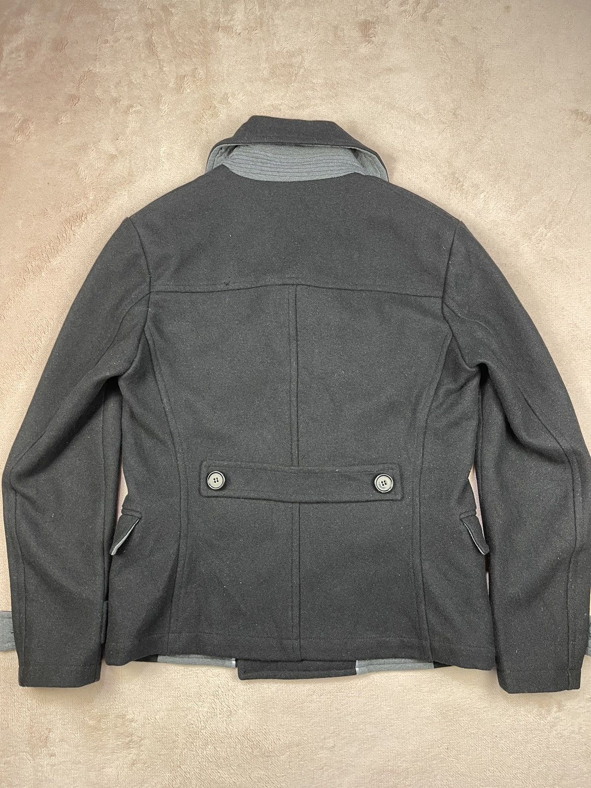 Le Grande Bleu (L.G.B.) ITALIAN IMPERVELA DOUBLE BREASTED RAINPROOF Size US L / EU 52-54 / 3 - 5 Thumbnail