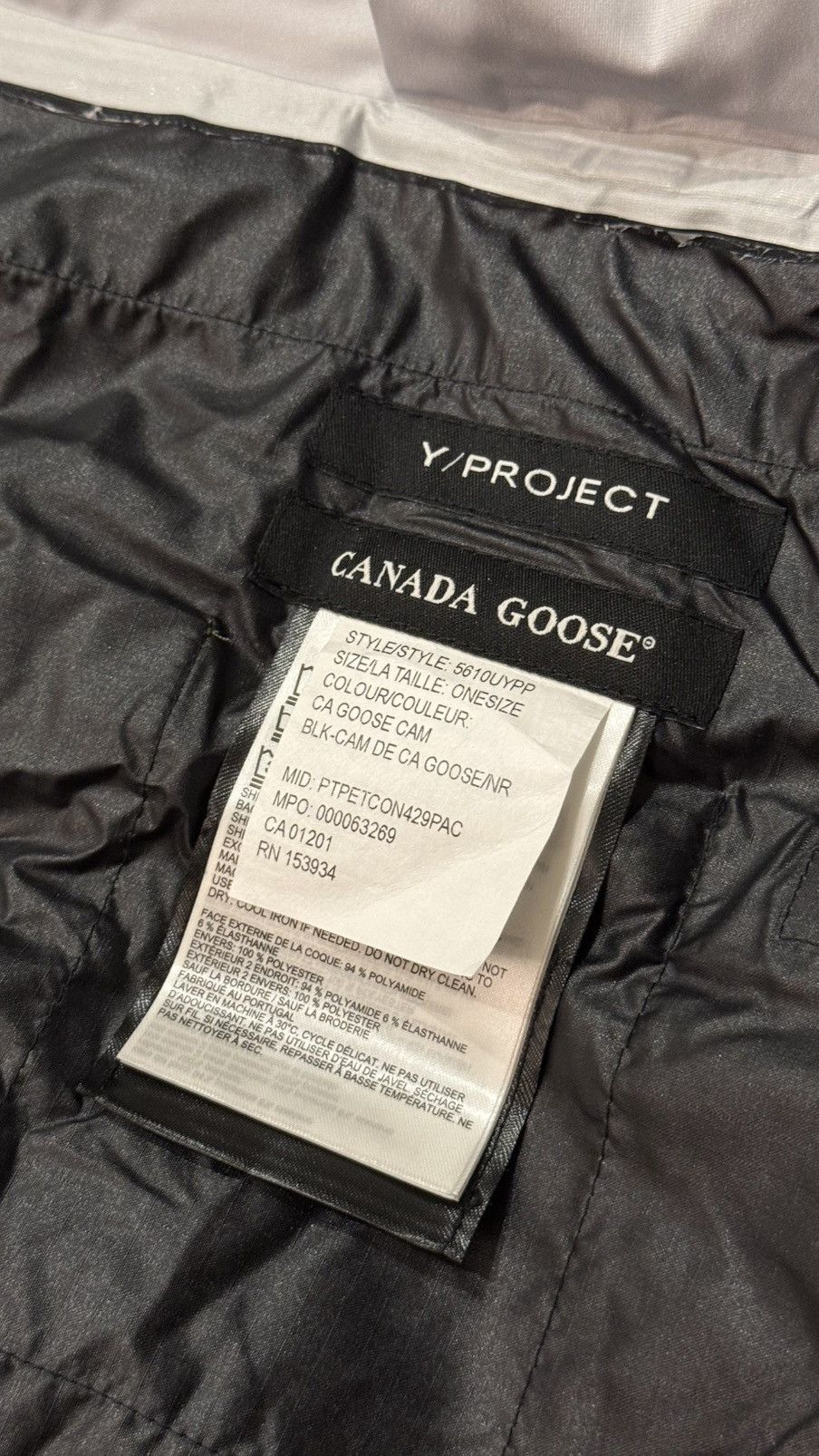 Canada Goose × Y/Project Limited Edition Canada Goose x Y/Project Field Poncho Size US M / EU 48-50 / 2 - 9 Thumbnail