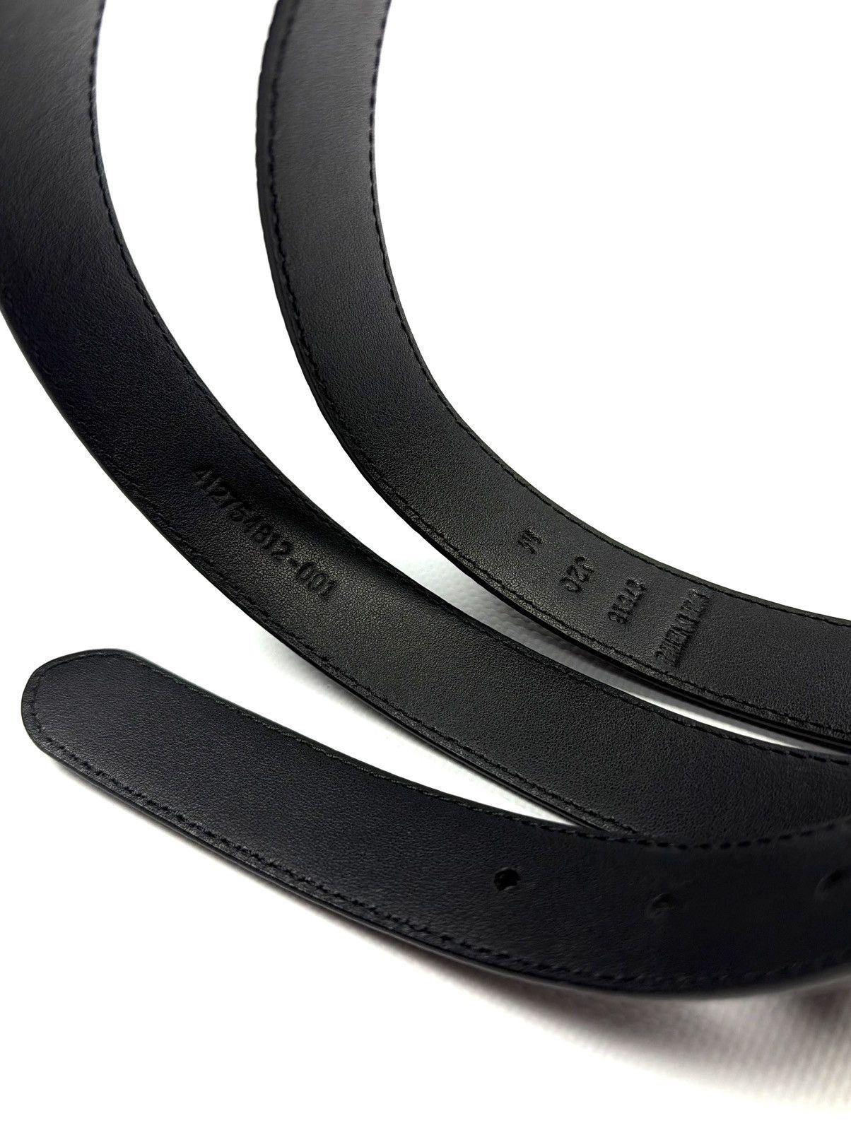 RRL Ralph Lauren LAUREN Ralph Lauren Kenton Leather Skinny Belt Black Women’s Size ONE SIZE - 6 Thumbnail