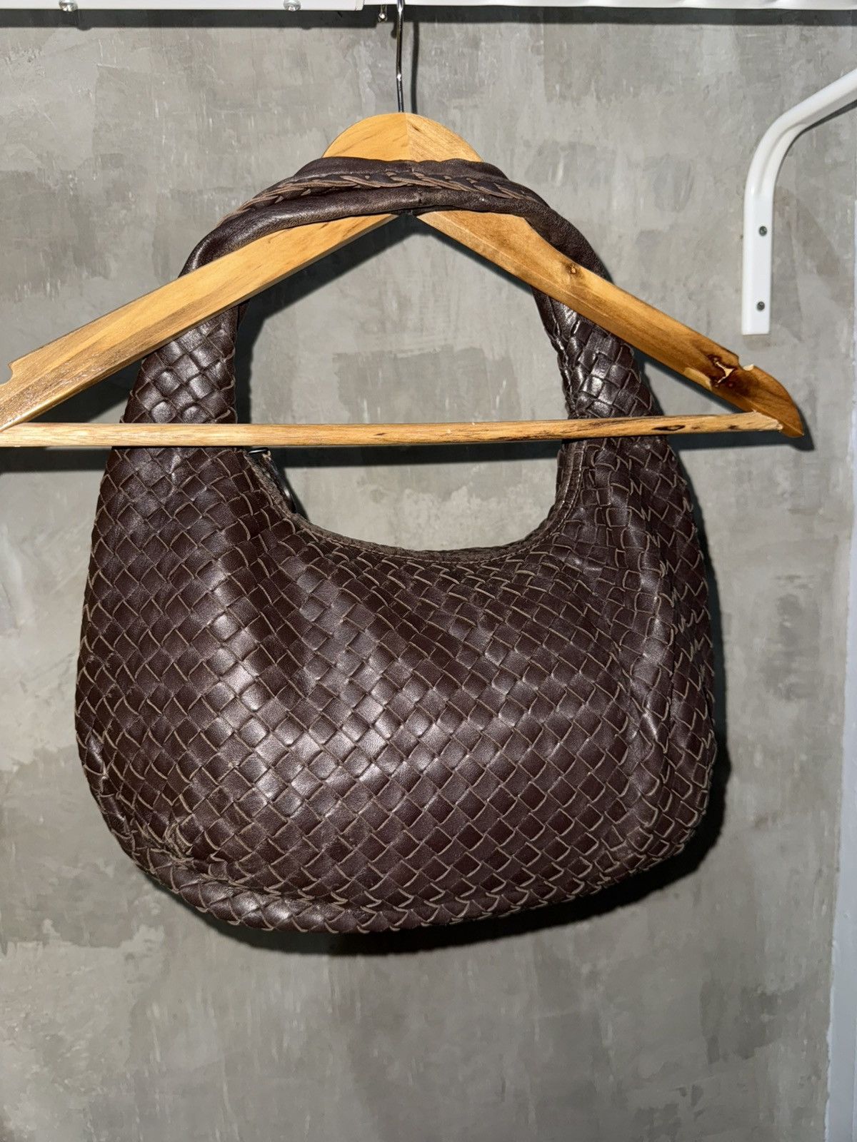 Bottega Veneta Bottega 2010 Brown Intrecciato Woven Nappa Leather Hobo Bag Size ONE SIZE - 4 Thumbnail