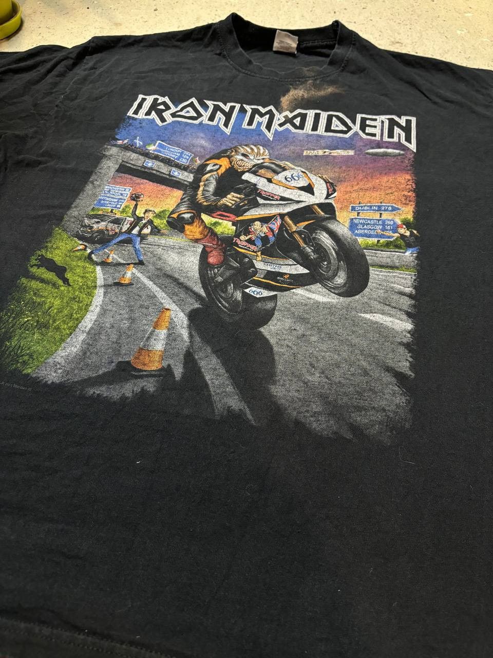 Iron Maiden The Book Of Souls World Tour 2017 Rider Tee