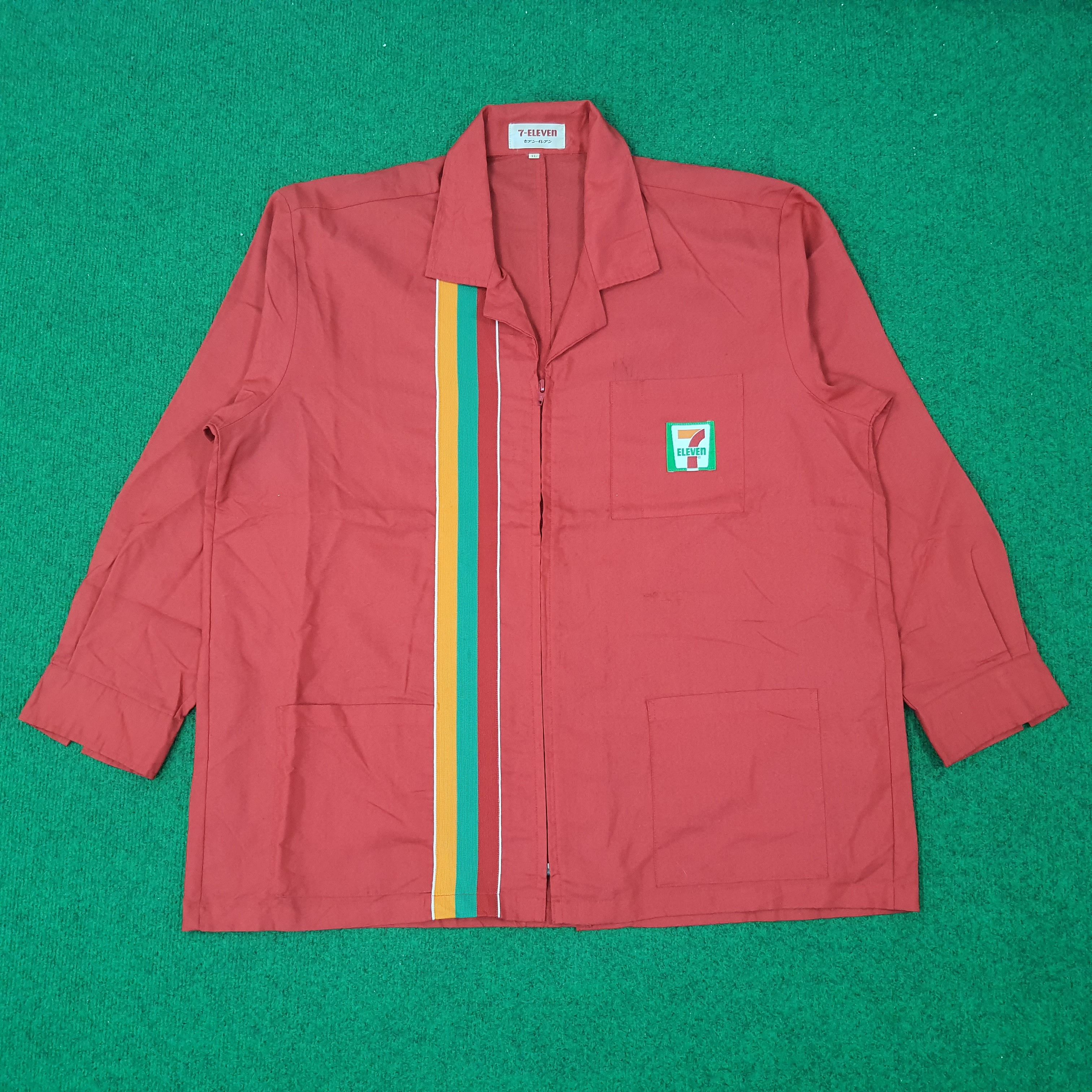 Japanese Brand × Vintage Vintage 7 Eleven Japan Worker Staff Uniform Jacket C219N59 Size US XL / EU 56 / 4 - 1 Thumbnail