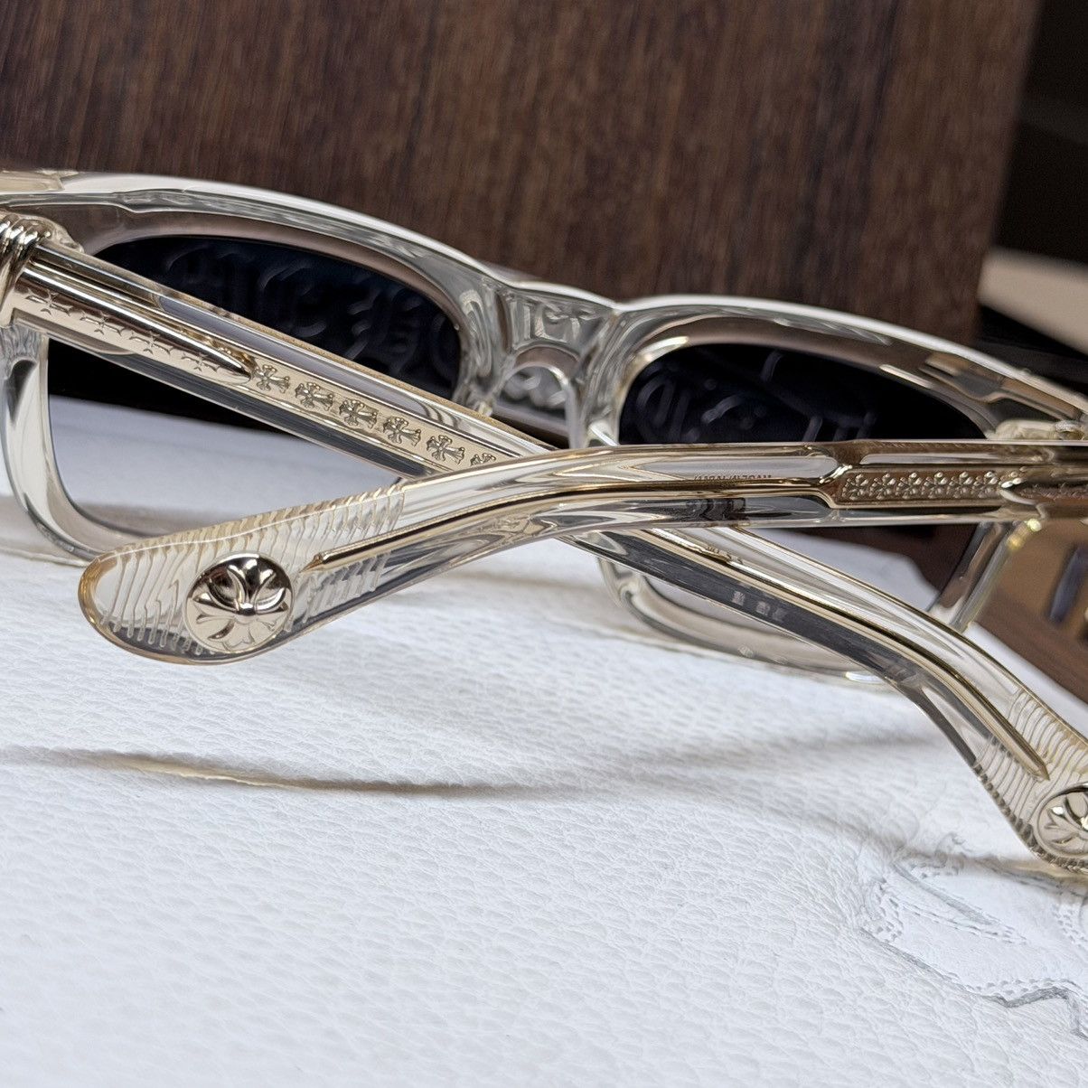 Chrome Hearts Chrome Hearts TRYPOLEAGAIN Glasses Size ONE SIZE - 13 Thumbnail
