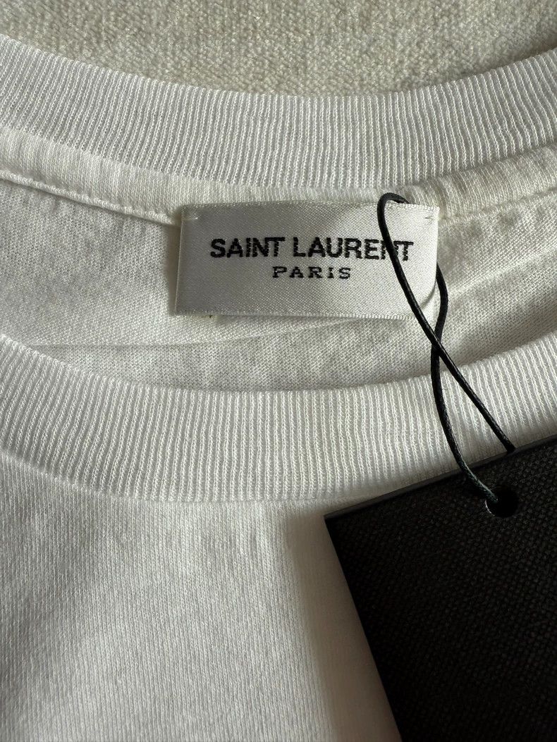 Saint Laurent Paris Saint Laurent Paris Graffiti Print T-Shirt Size US S / EU 44-46 / 1 - 2 Thumbnail