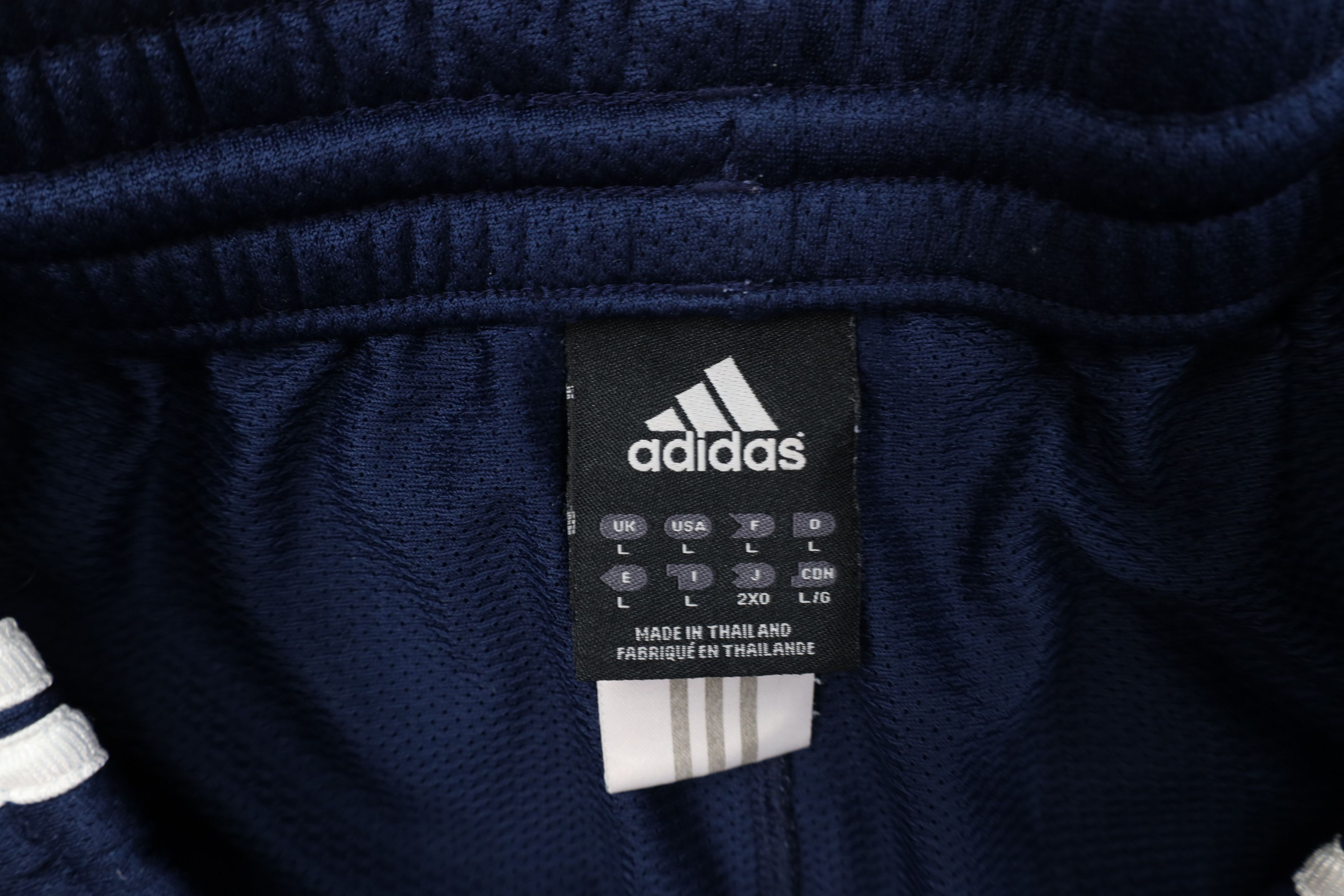 Adidas Vintage Y2K Adidas Spell Out Striped Wide Leg Pants Blue Size US 36 / EU 52 - 9 Thumbnail