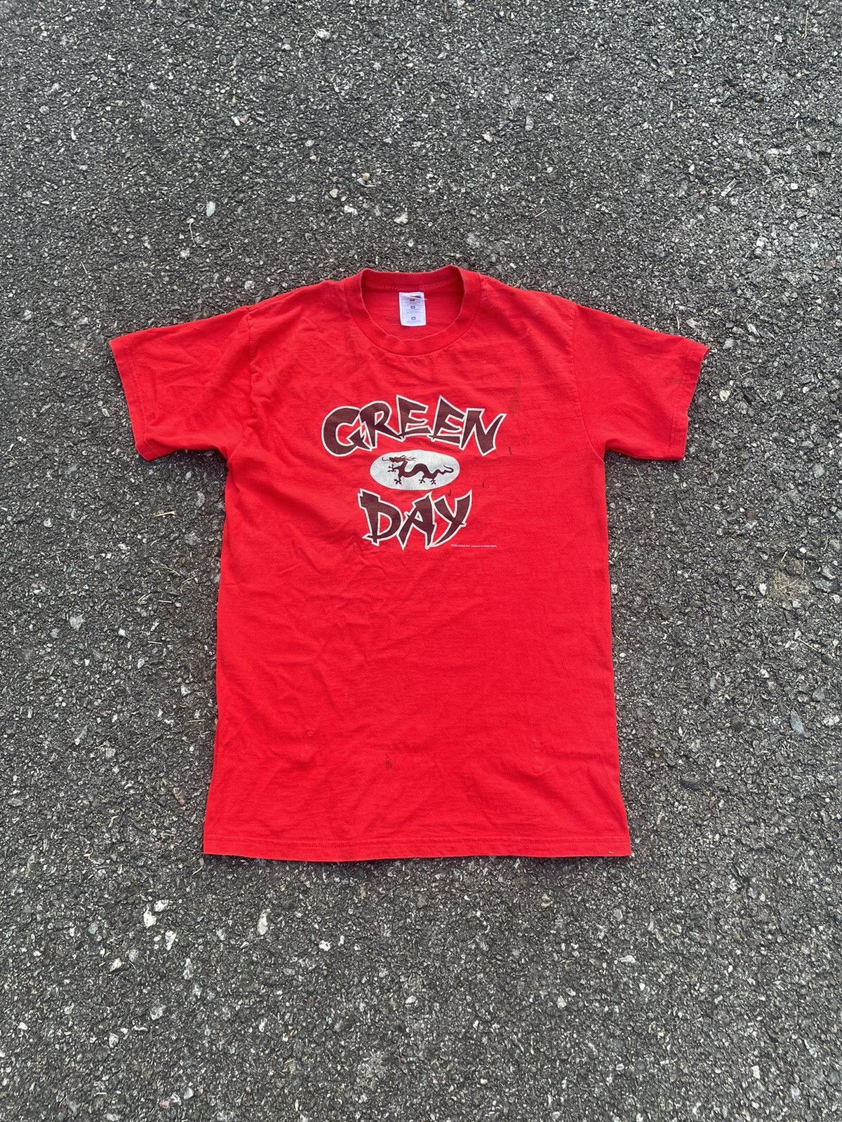 Band Tees Vintage Y2K Green Day Chinese Style Red T-shirt Size US M / EU 48-50 / 2 - 1 Thumbnail