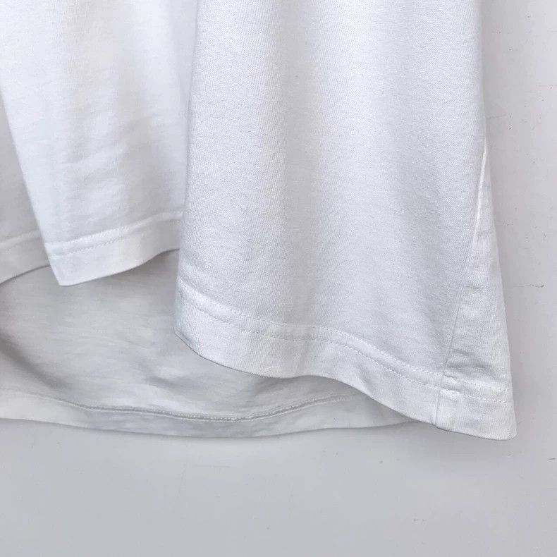 Balenciaga Balenciaga White logo embroidered crew neck cotton short s Size US M / EU 48-50 / 2 - 4 Thumbnail