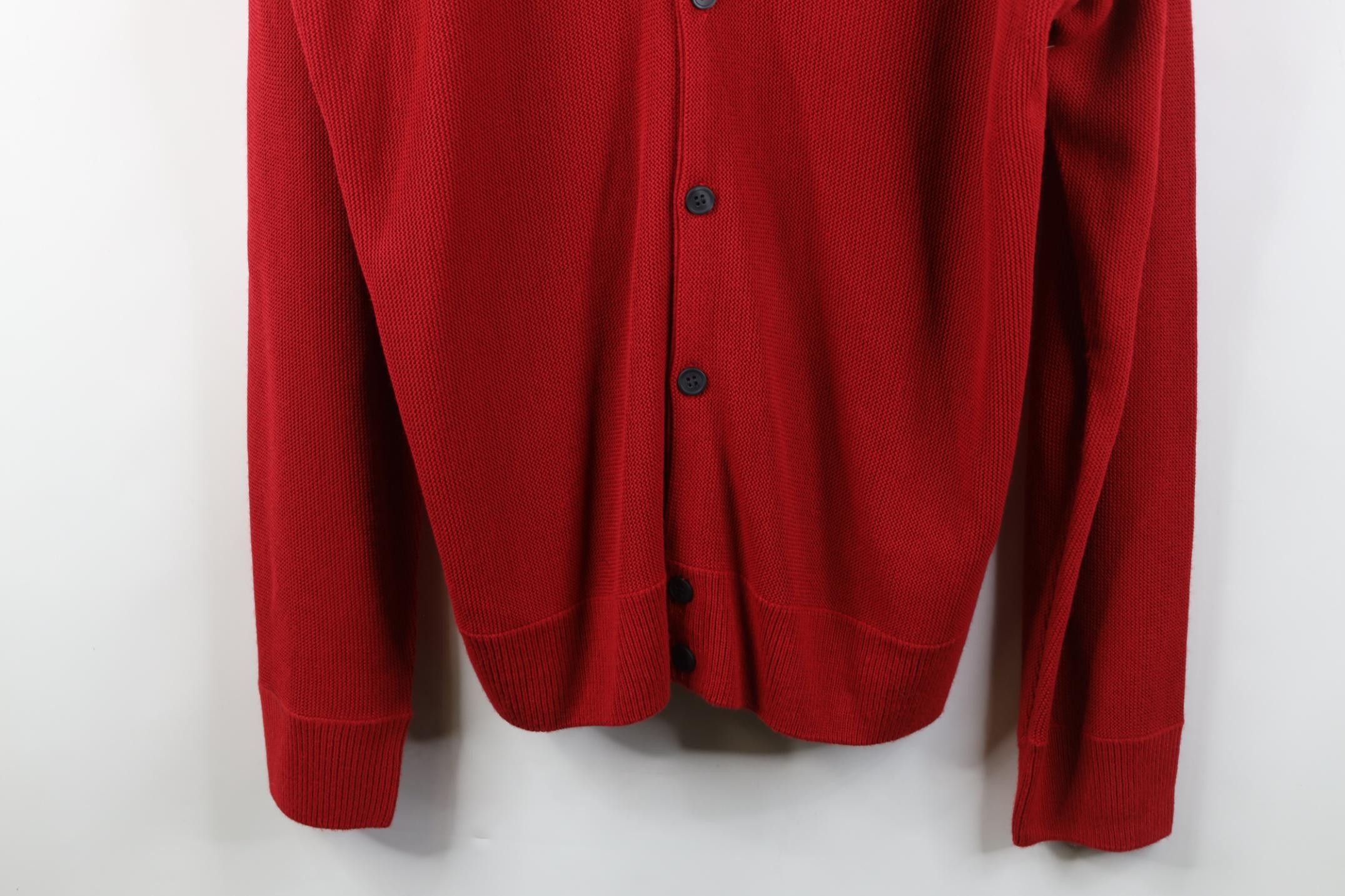 Dockers Deadstock Vintage 90s Dockers Golf Knit Cardigan Sweater Red Size US XL / EU 56 / 4 - 3 Thumbnail