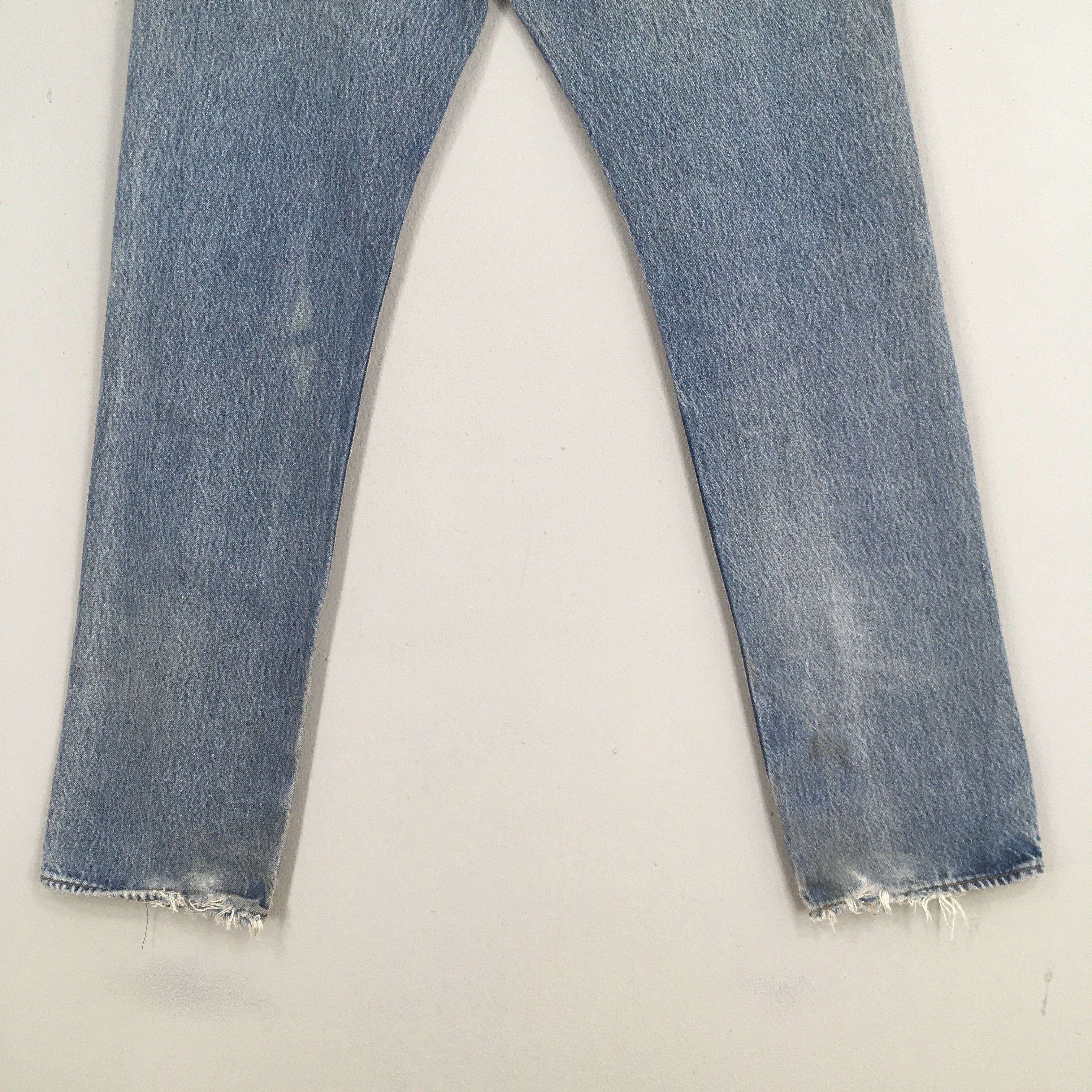 Levi's Size 31x32 Vintage 90s Levi's 501 Faded Dirty Jeans S652 Size US 31 - 9 Thumbnail