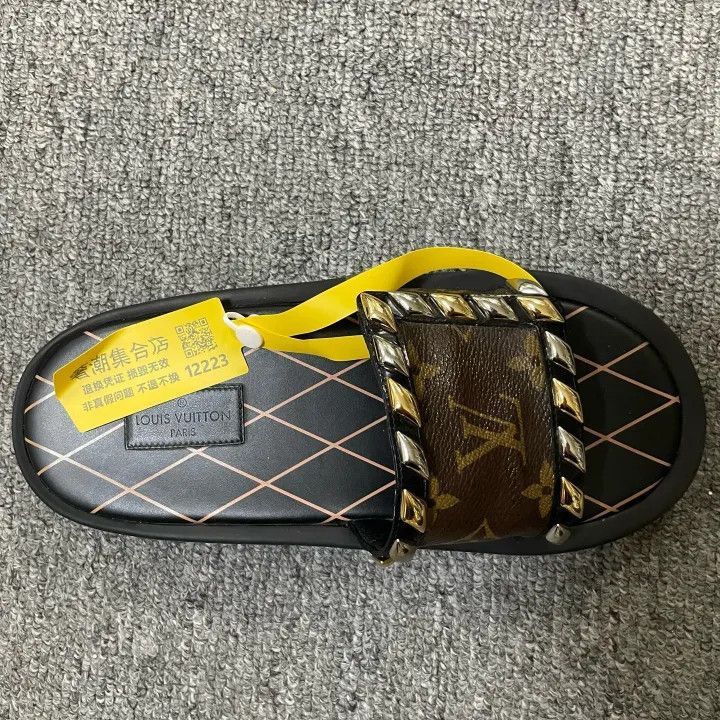 Louis Vuitton Louis Vuitton Monogram Flat Slide Sandals for Women -2508 Size US 5 / IT 35 - 6 Thumbnail