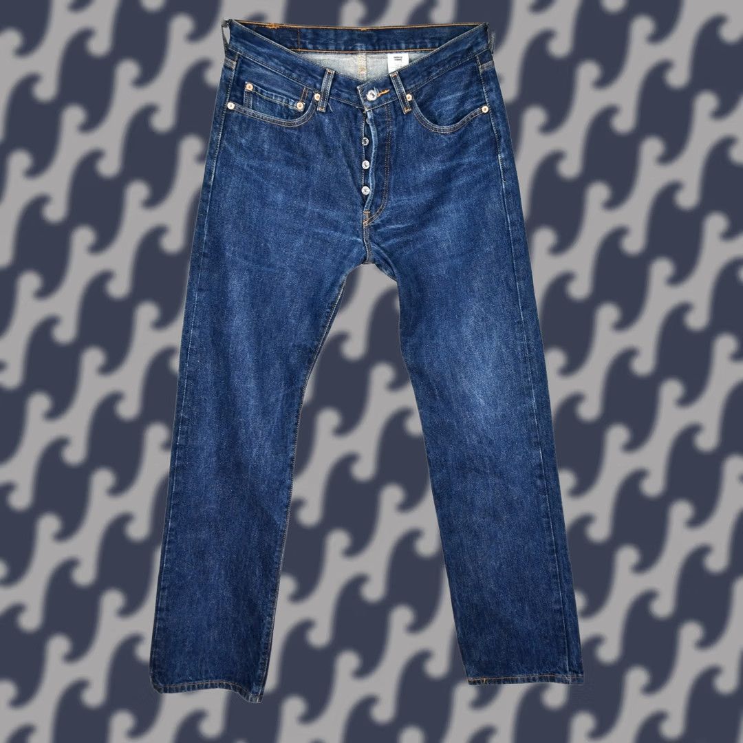 Levi's VINTAGE Levi's 501 Jeans Men Regular 32x34 Blue Denim 100% Cotton Straight 5-Pocket 80s Theme Size US 32 / EU 48 - 1 Thumbnail