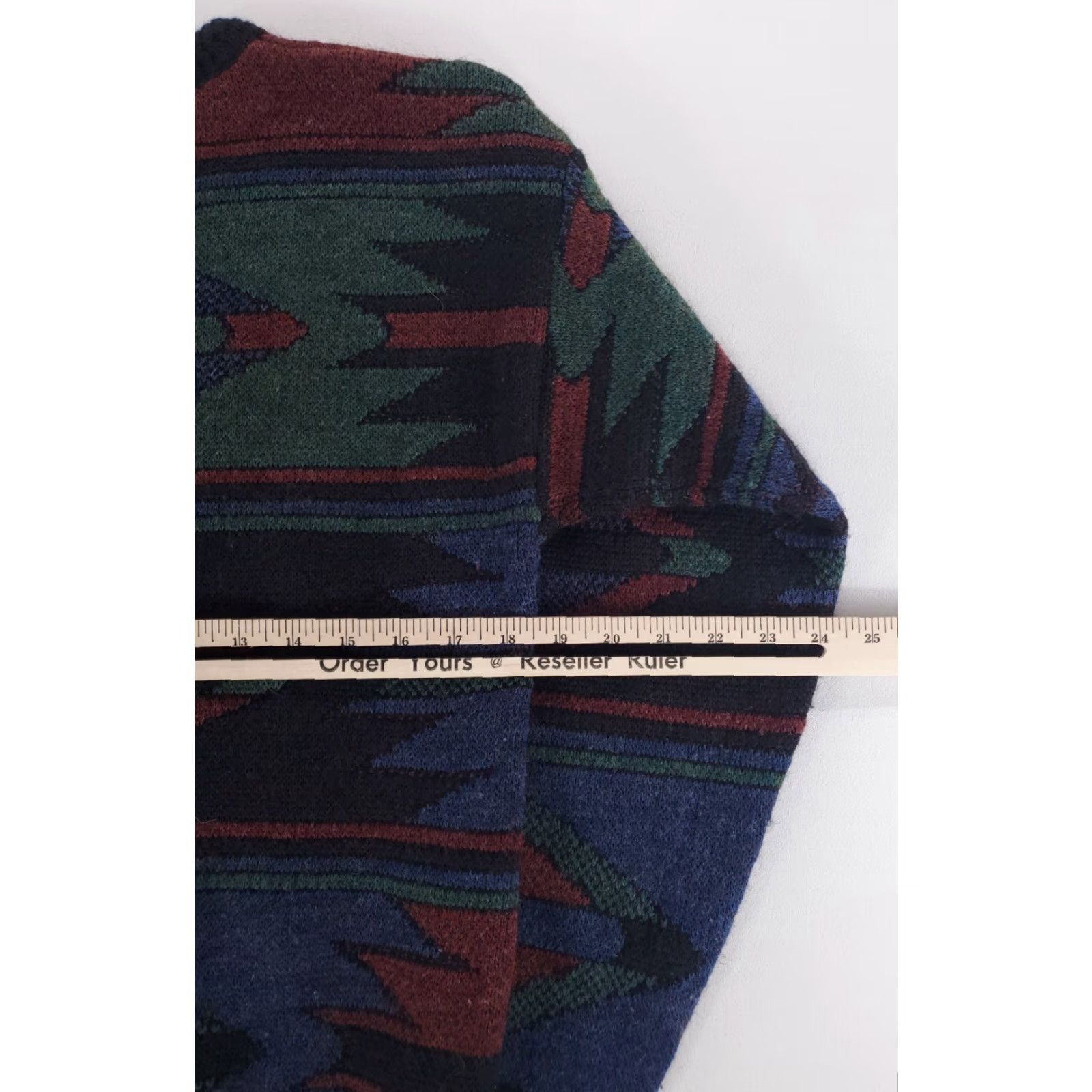 Croft & Barrow Croft & Barrow Patterned Knit Cosby Sweater Black Red Green Blue Mens S Multicolor Pullover Men S Size US S / EU 44-46 / 1 - 5 Thumbnail