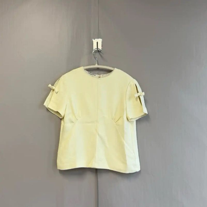 Miu Miu Beige Women's T-Shirt in Size M 0089