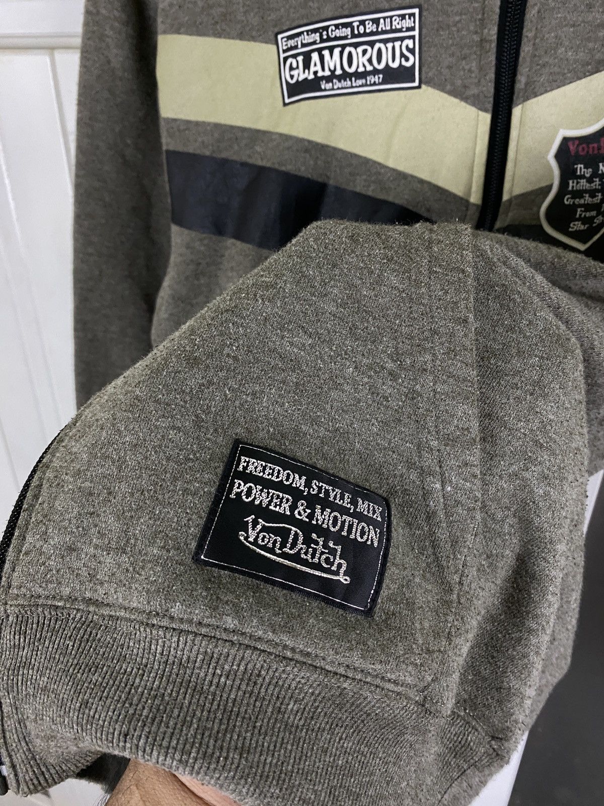 Vintage × Von Dutch Vintage Vondutch Patches Hoodie Size US XXS / EU 40 - 5 Thumbnail