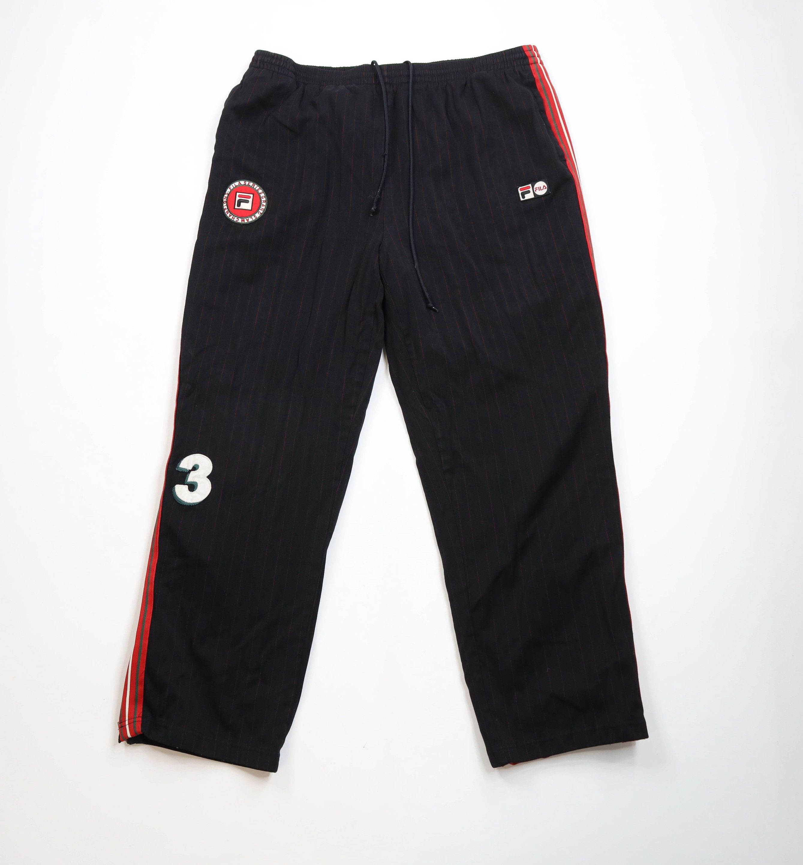Fila × Vintage Vintage 90s Fila Bjorn Borg Tennis Wide Leg Sweatpants Size US 42 / EU 58 - 1 Thumbnail