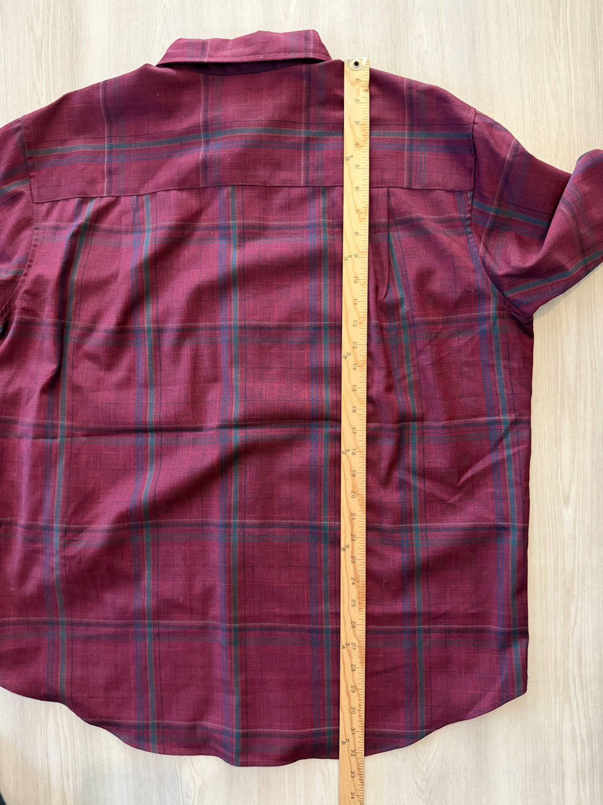 Pendleton Vintage Sir Pendleton Red Plaid 100% Wool Shirt USA Sz XL Size US XL / EU 56 / 4 - 8 Thumbnail
