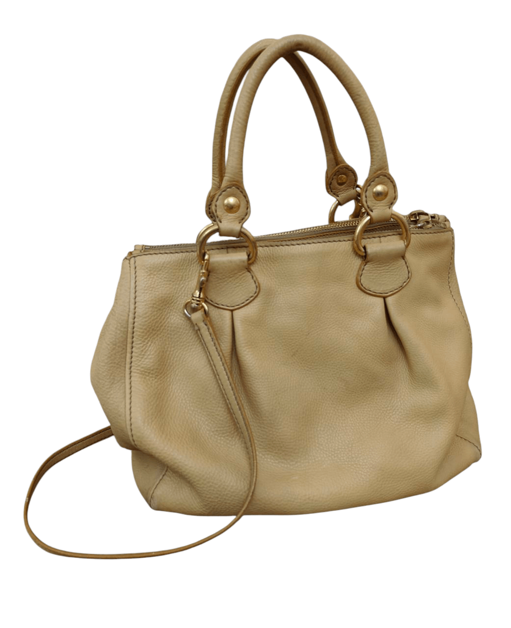 Miu Miu Miu Miu 2 Way Hand Shoulder Leather Bag Size ONE SIZE - 2 Thumbnail