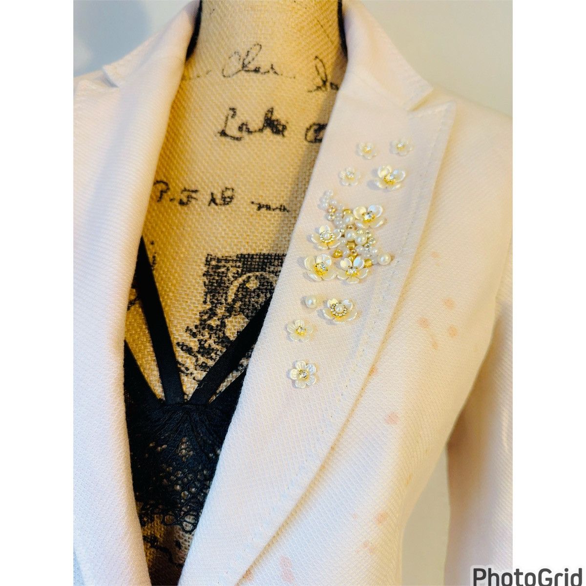 Rag & Bone Embellished Hand Painted Blazer Size M / US 6-8 / IT 42-44 - 11 Thumbnail