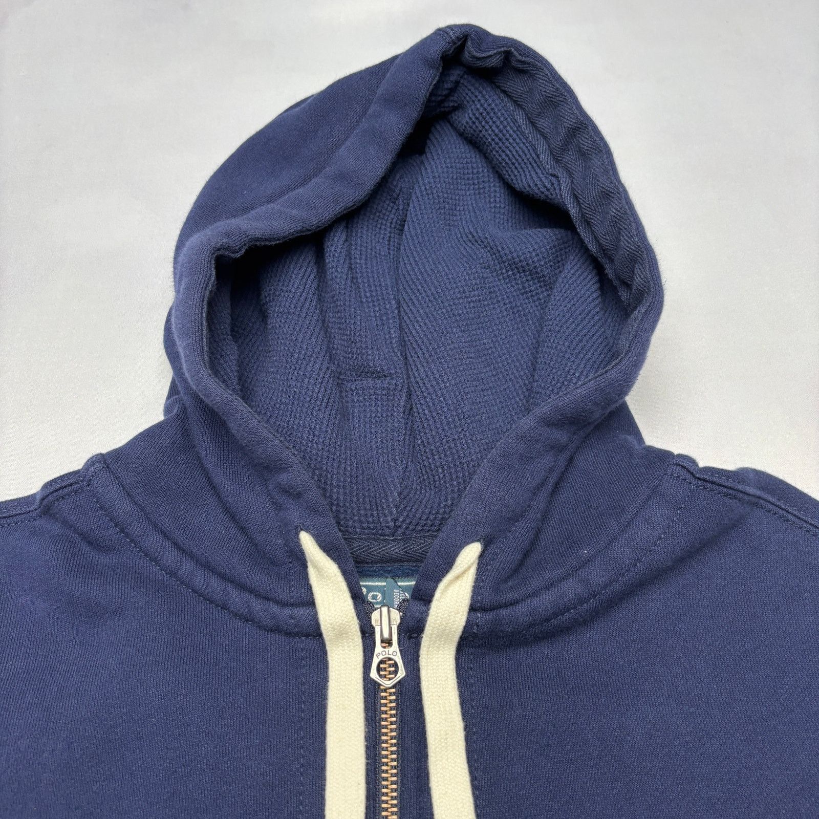 Polo Ralph Lauren VTG Polo Ralph Lauren Full Zip Thermal Hood Hoodie Men's 3XB Size US XXL / EU 58 / 5 - 3 Thumbnail