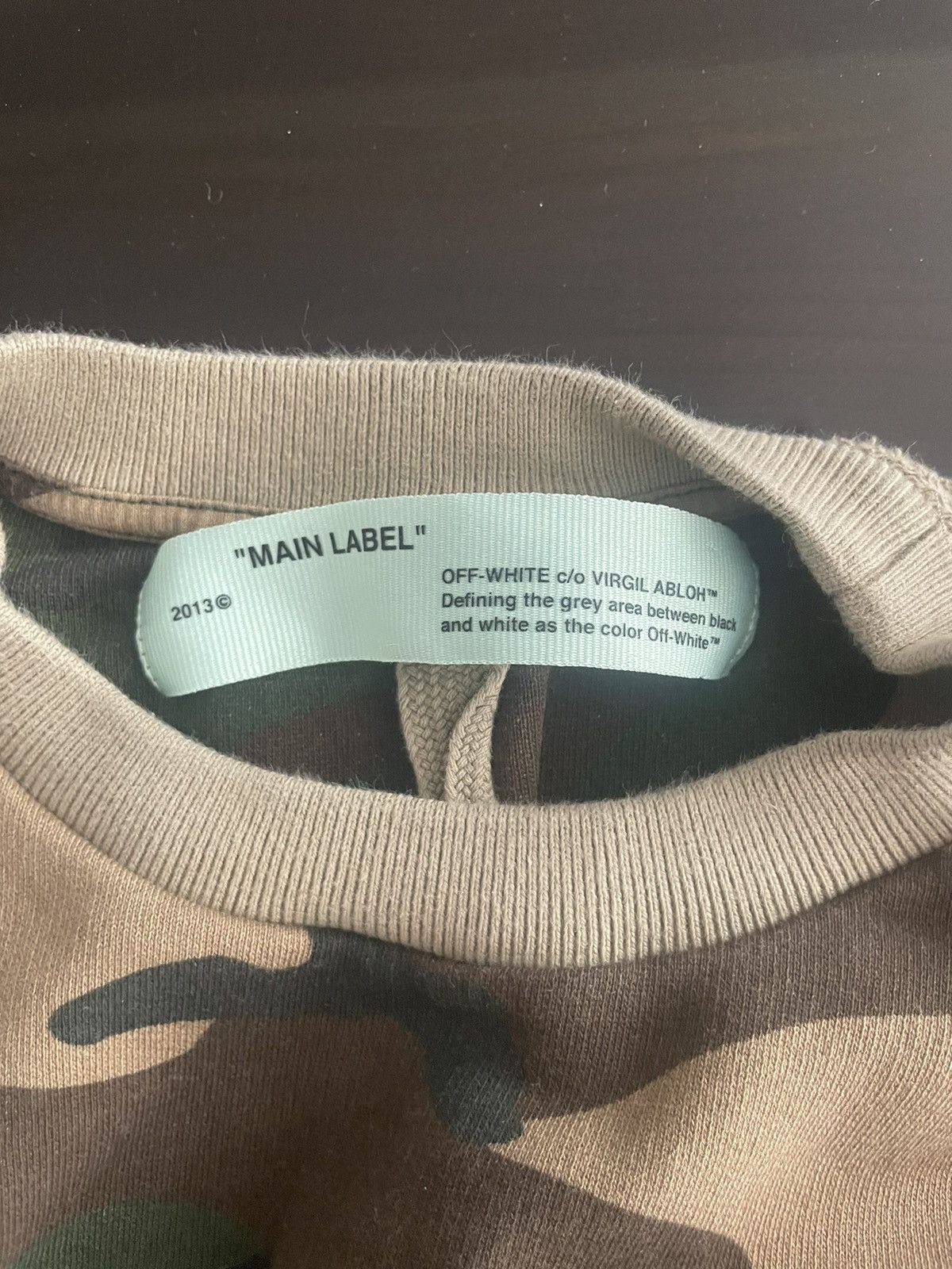 Off-White Off White Reconstructed Camo Crewneck Size US XXS / EU 40 - 4 Thumbnail