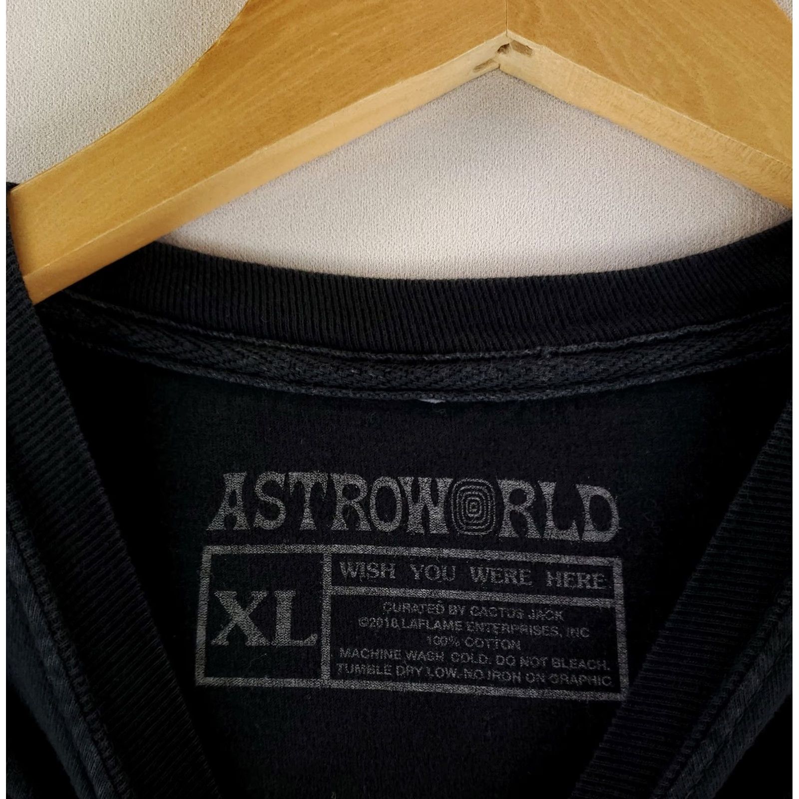 Travis Scott Travis Scott Astroworld Long Sleeve T Shirt Embroidered Black Mens XL Size US XL / EU 56 / 4 - 3 Thumbnail