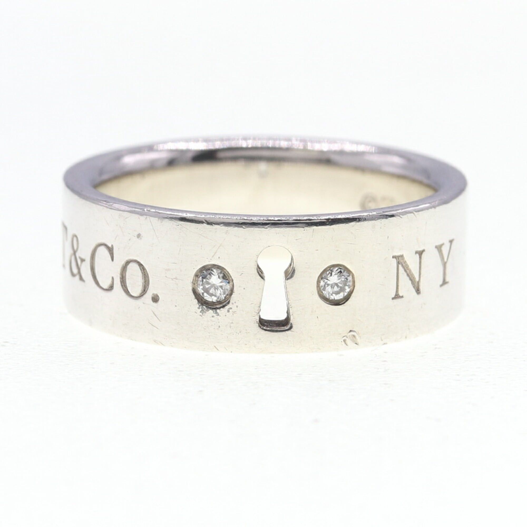 Tiffany & Co. Tiffany & Co. Rock Ring, 2-Piece Diamond, Sterling Silver 925, US Size 5.5-6/7.5, Women's, TIFFANY CO. Size ONE SIZE - 1 Thumbnail