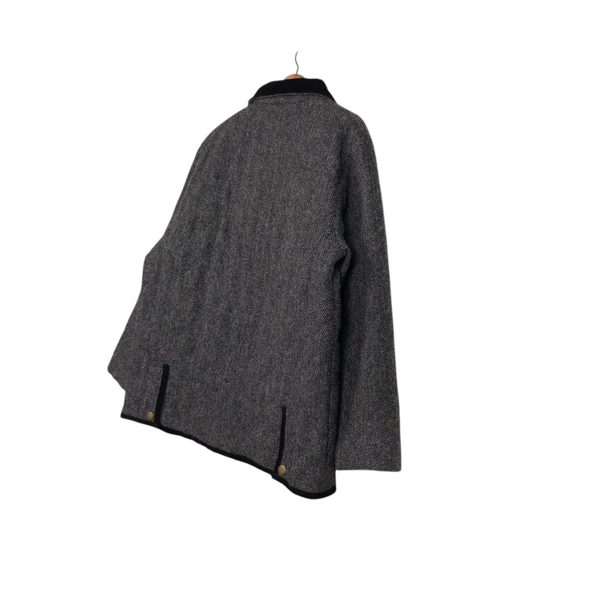 Harris Tweed 📌Vintage Chore Wool Jacket Quilted Peregrine Harris Tweed Size US L / EU 52-54 / 3 - 9 Thumbnail
