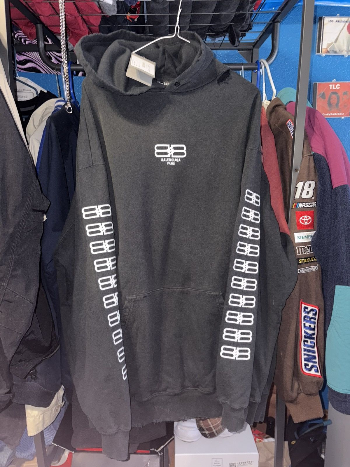 Balenciaga BB PARIS ICON HOODIE S23 Size US M / EU 48-50 / 2 - 1 Thumbnail