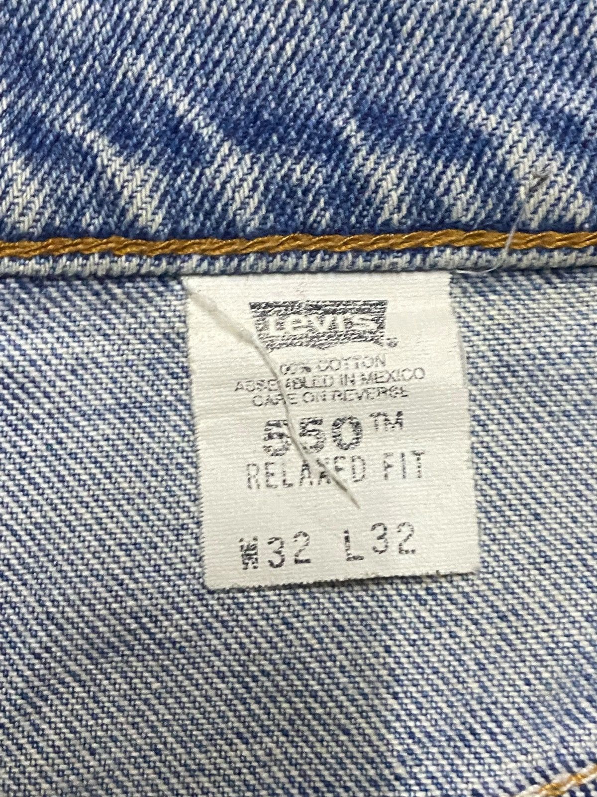 Levi's Vintage Clothing Vintahe Levis 550 Faded Wash Grunge Size US 32 / EU 48 - 17 Thumbnail