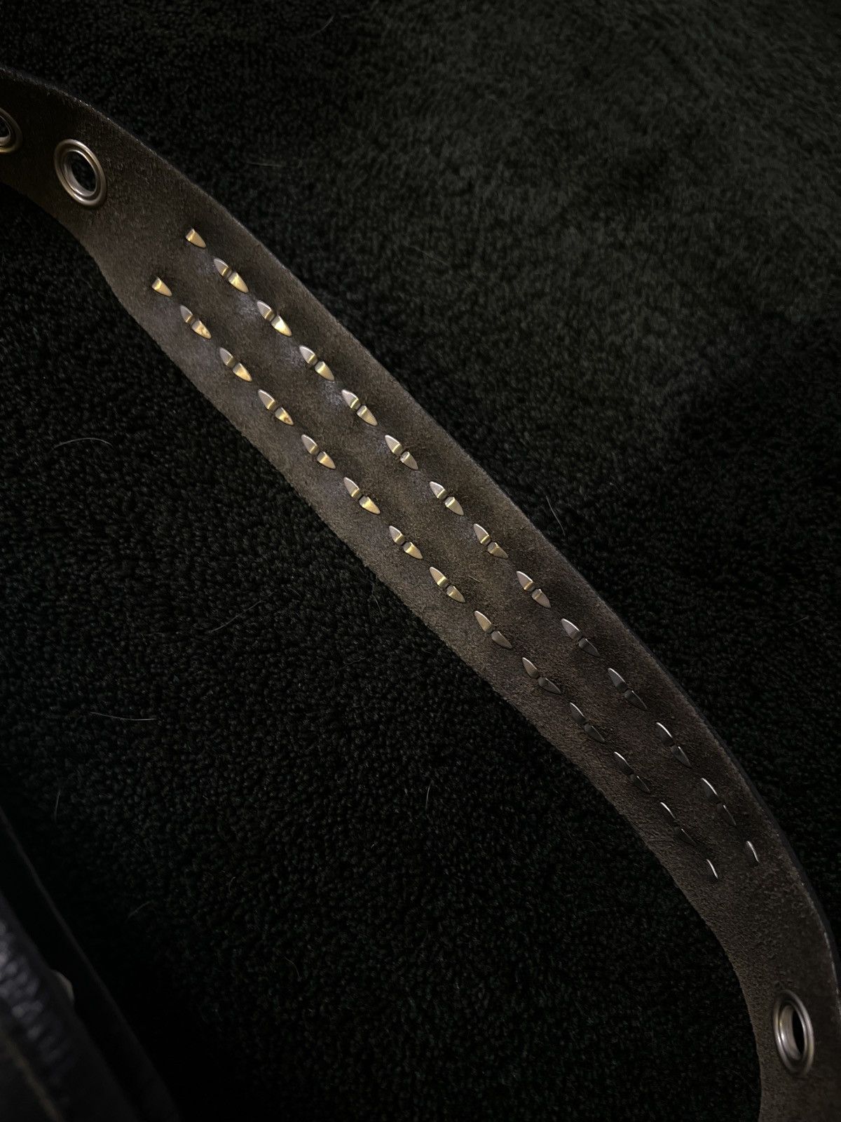 Comme des Garcons SS02 - Studded Belt Leather Carry Bag Size ONE SIZE - 4 Thumbnail