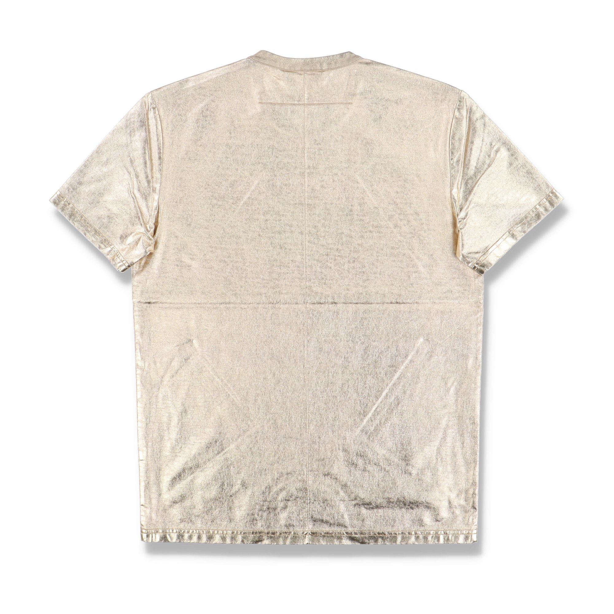 Givenchy Metallic Gold Shoulder Zip T-Shirt Size US M / EU 48-50 / 2 - 4 Thumbnail