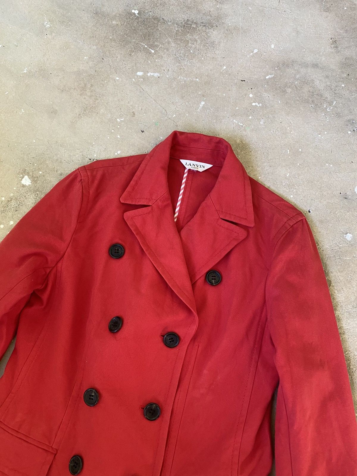 Lanvin Lanvin Sport Red Double Breasted Peacoat Size S / US 4 / IT 40 - 2 Thumbnail