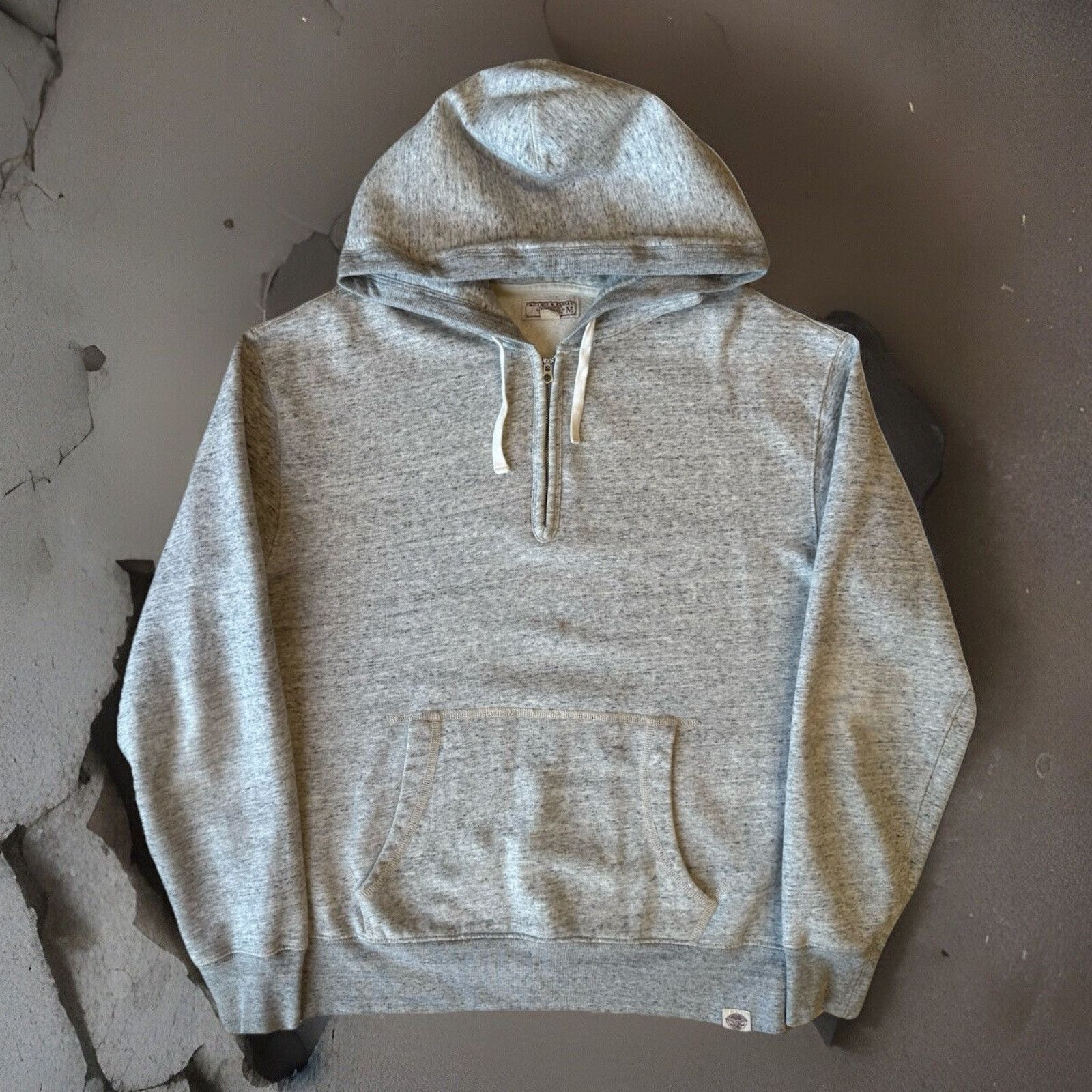 Wallace & Barnes Wallace & Barnes Hoodie Medium Gray 1/2 Zip Fleece Pullover Size US M / EU 48-50 / 2 - 1 Thumbnail
