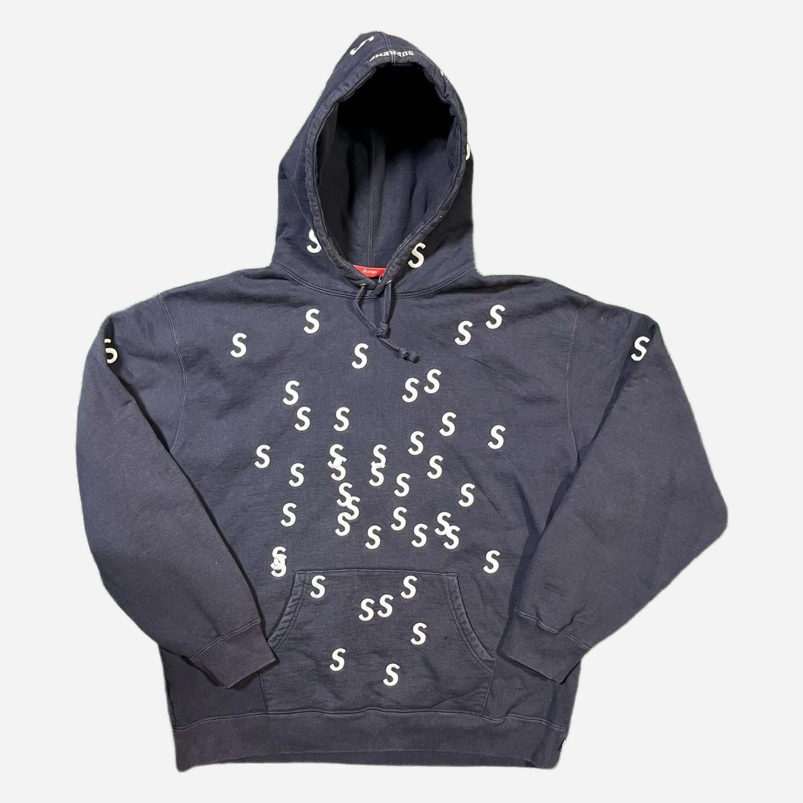 Supreme Supreme Embroidered S Hooded Sweatshirt XL Used Size US XL / EU 56 / 4 - 1 Thumbnail