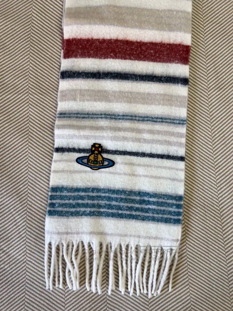 Vivienne Westwood Vivienne Westwood Women's Wool Saturn Scarf Size ONE SIZE - 1 Thumbnail