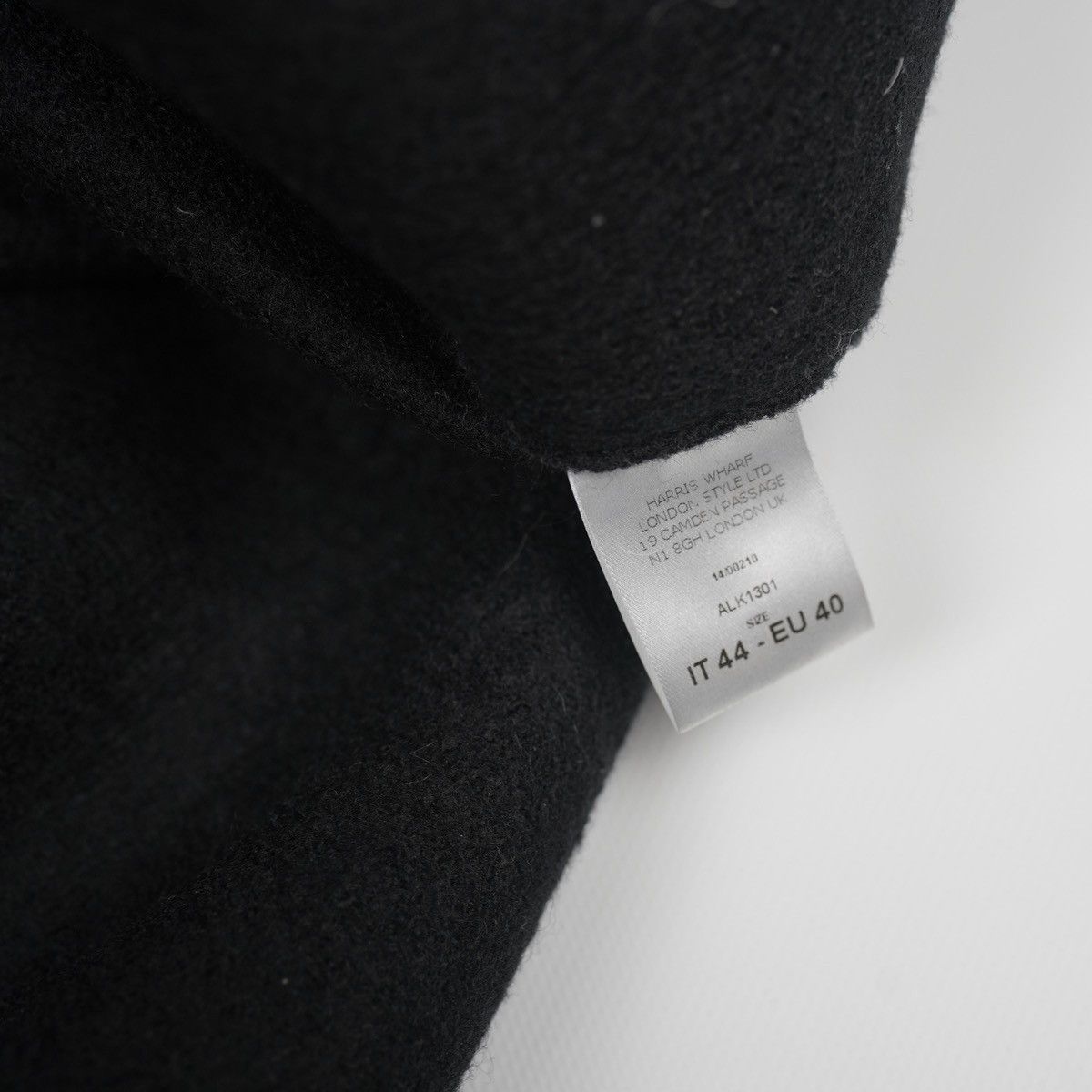 Harris Wharf London Harris Wharf London Wool Coat Jacket Black Size M / US 6-8 / IT 42-44 - 14 Thumbnail