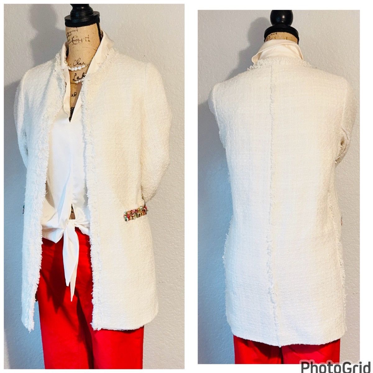 Zara Zara Beads Detailed Jacket Coat Size S / US 4 / IT 40 - 14 Thumbnail