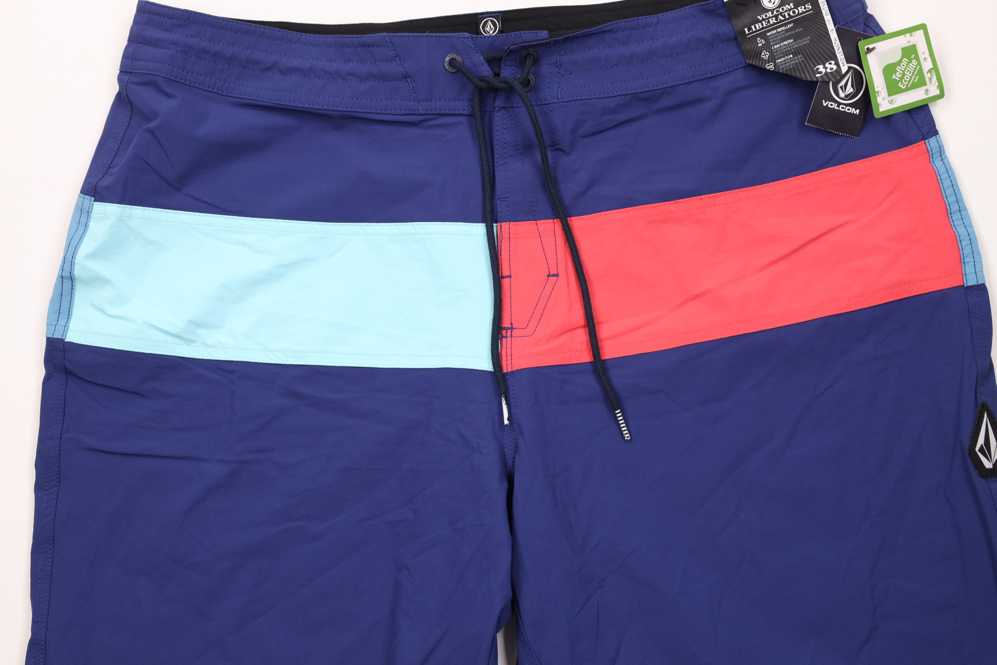 Volcom New Volcom Surfing Block Striped Liberators Board Shorts Size US 38 / EU 54 - 3 Thumbnail