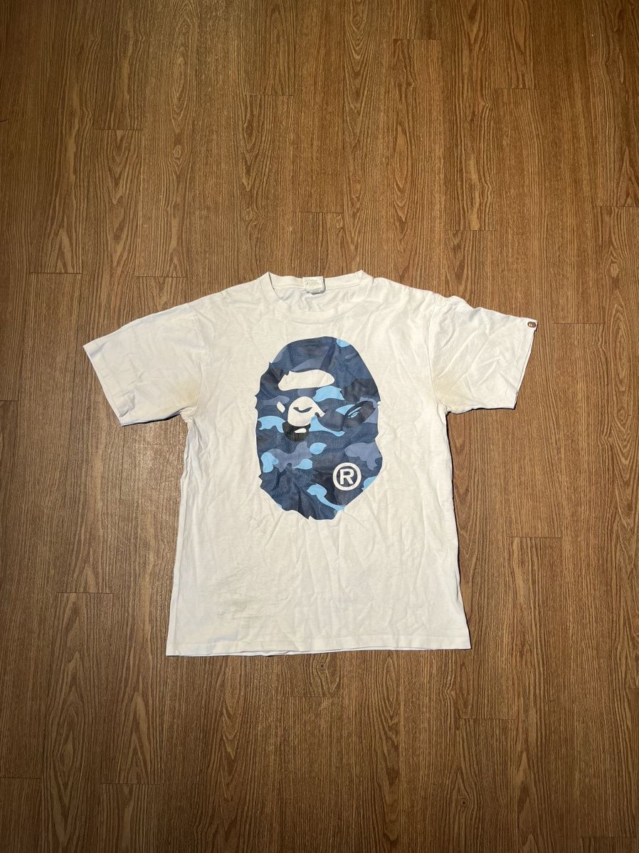 Bape Gradation Camo Big Ape Head Tee Size US L / EU 52-54 / 3 - 1 Thumbnail