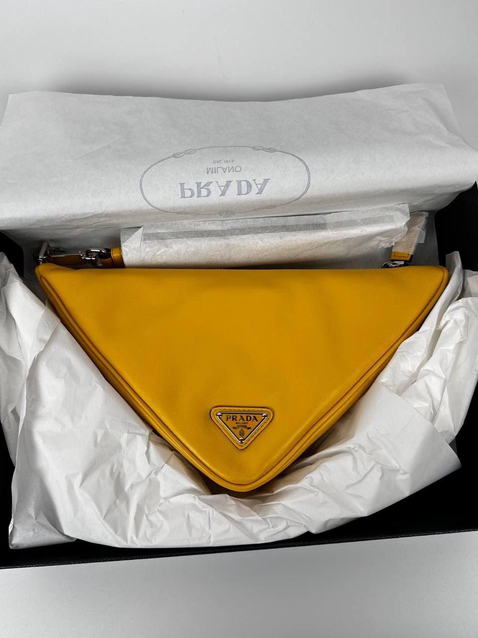 Prada Prada Grace Triangle leather bag Size ONE SIZE - 6 Thumbnail