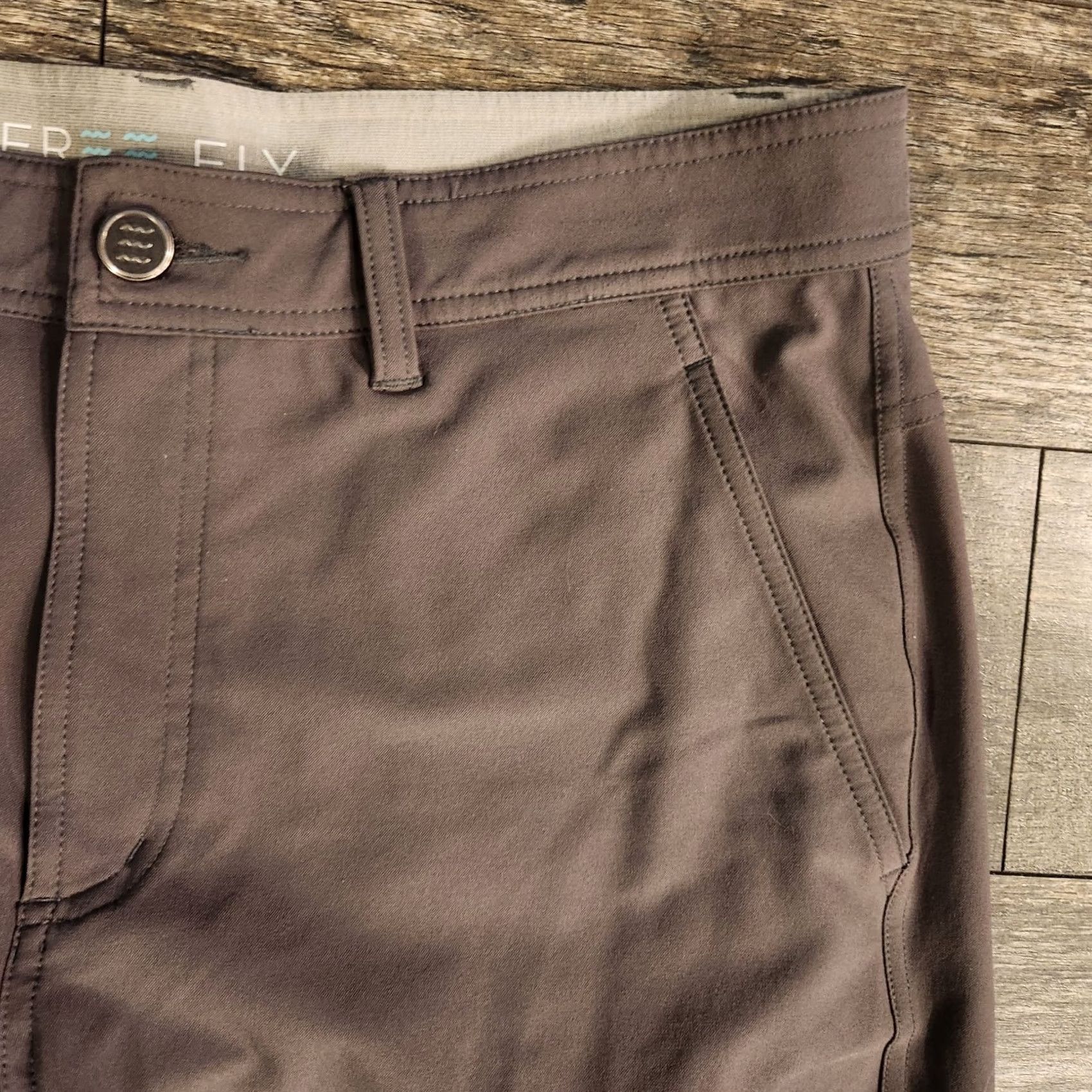 Vintage Free Fly Tradewind Pants Men 32x32 Gray Performance Stretch Golf Size US 32 / EU 48 - 4 Thumbnail