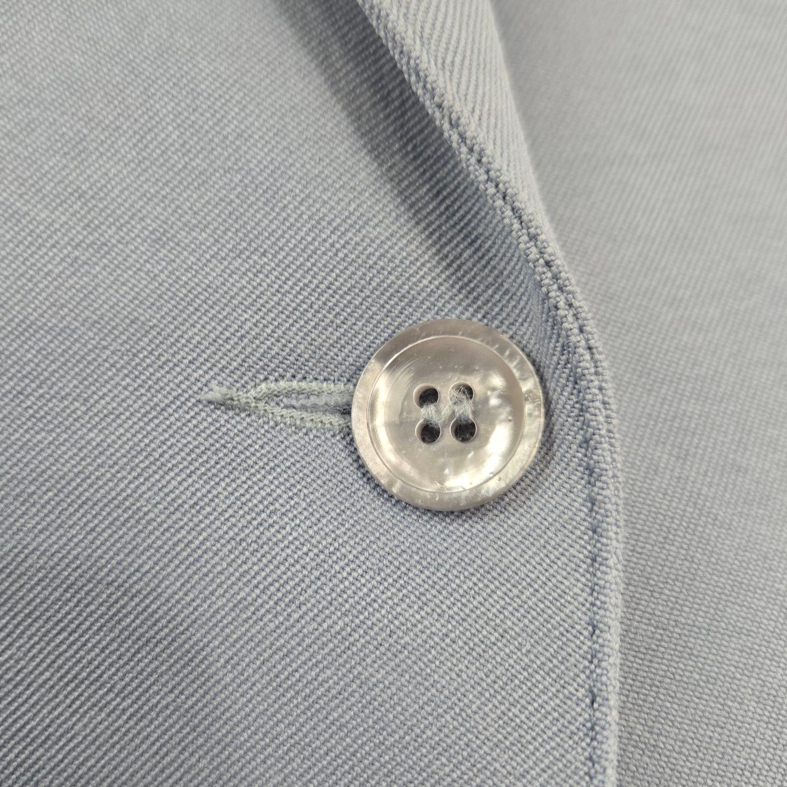 Vintage Vintage Blue Blazer Single Button Career Jacket Size 12 Size XL / US 12-14 / IT 48-50 - 7 Thumbnail