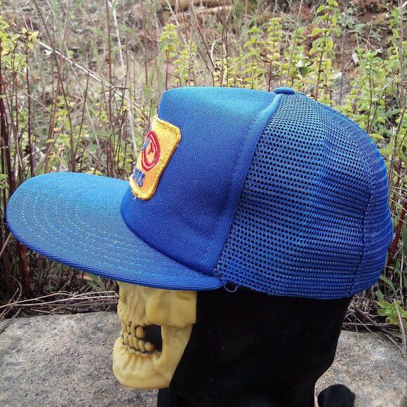 New Era × Vintage DS New Era FLT Odd Fellows Patch Snap Trucker Hat Cap Size ONE SIZE - 2 Thumbnail