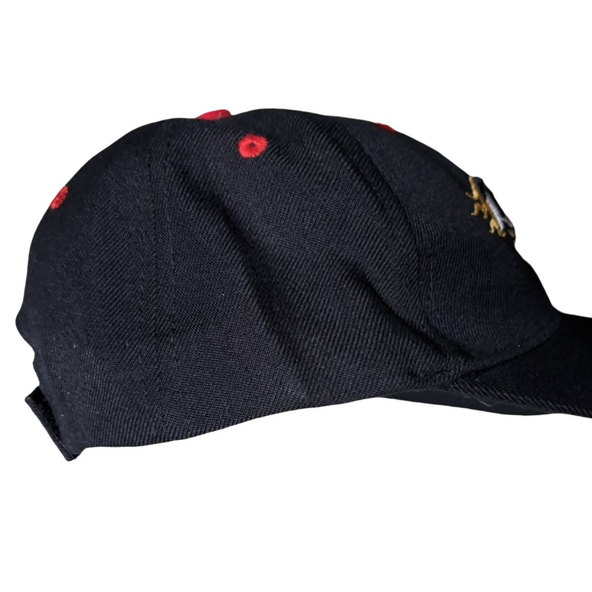 Other Choppers Flames Baseball Style Hat Yellow Red Motorcycle Size ONE SIZE - 5 Thumbnail