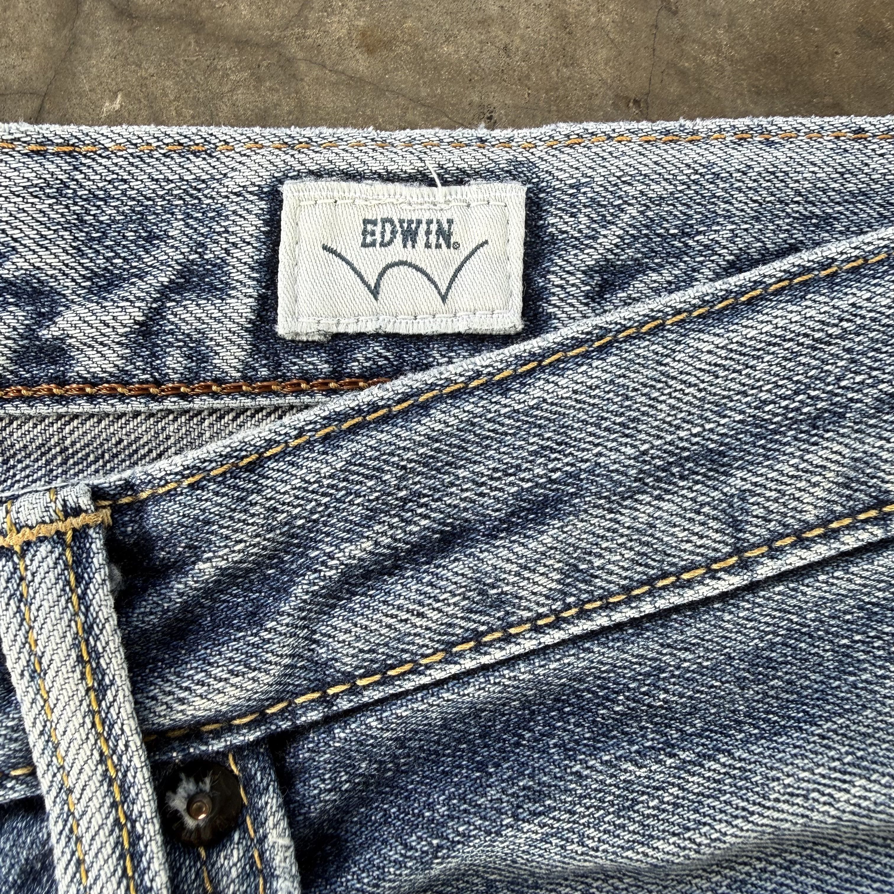Edwin W36 Vintage Edwin Faded Denim Jean Pants Size US 36 / EU 52 - 5 Thumbnail