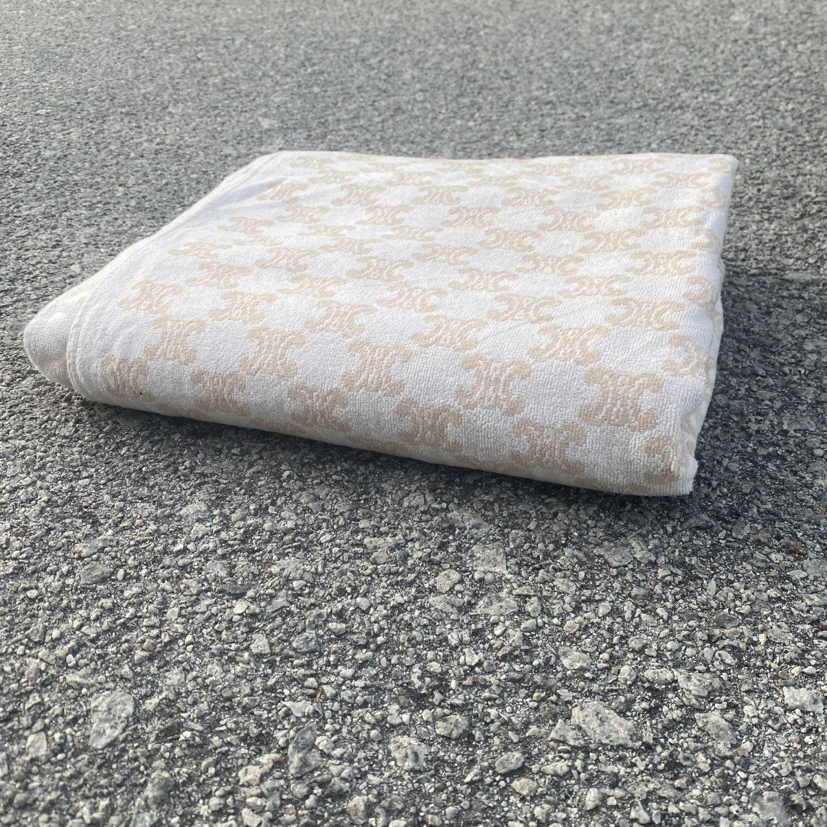 Celine CELINE Hedi Slimane Monogram Cotton Blanket Size ONE SIZE - 2 Thumbnail